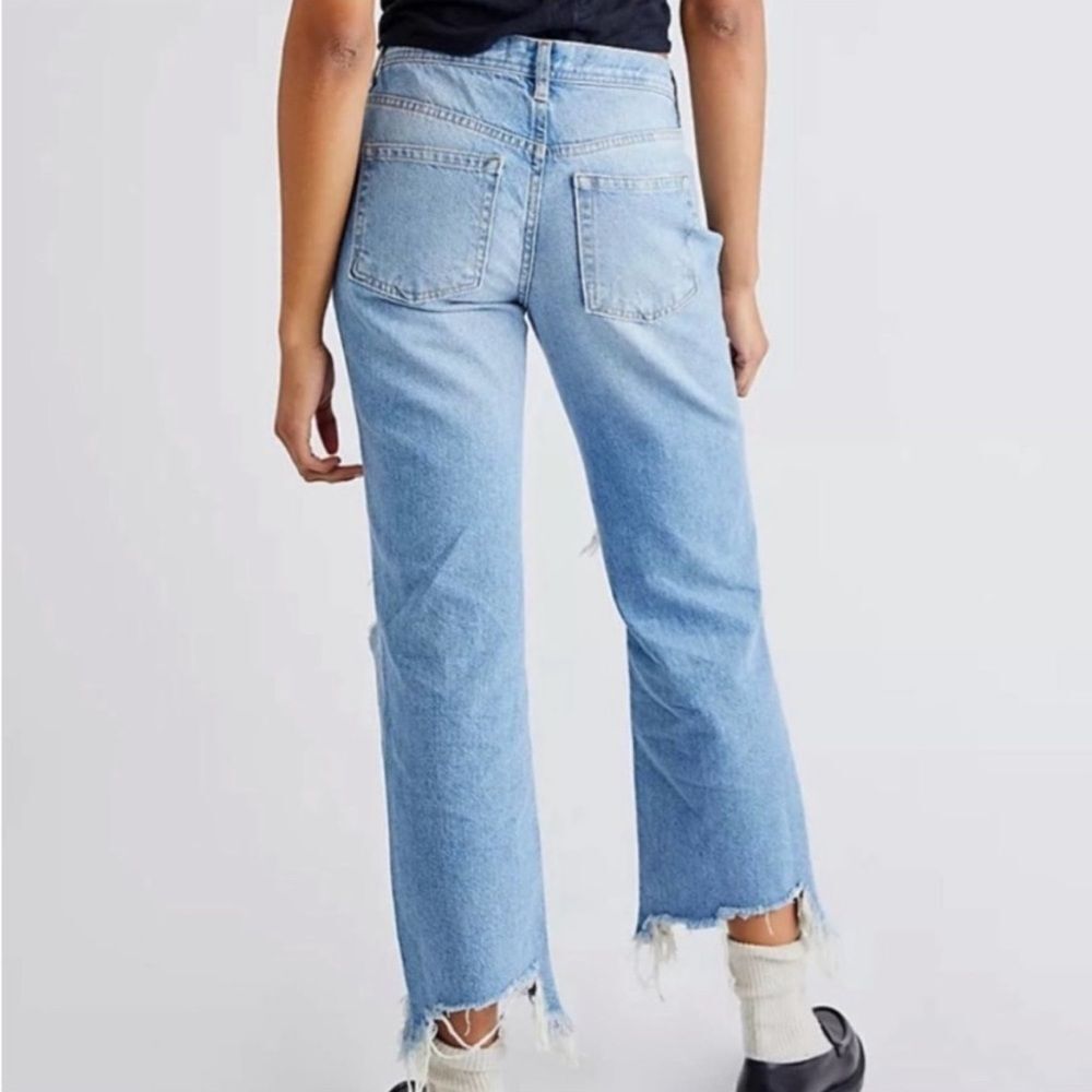 Free people Maggie straight distressed jeans - Picture 2 of 9